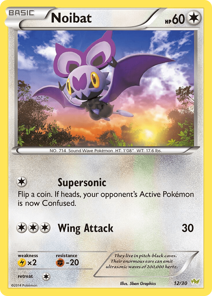 Noibat tk6b-12 Common from XY Trainer Kit Noivern Set