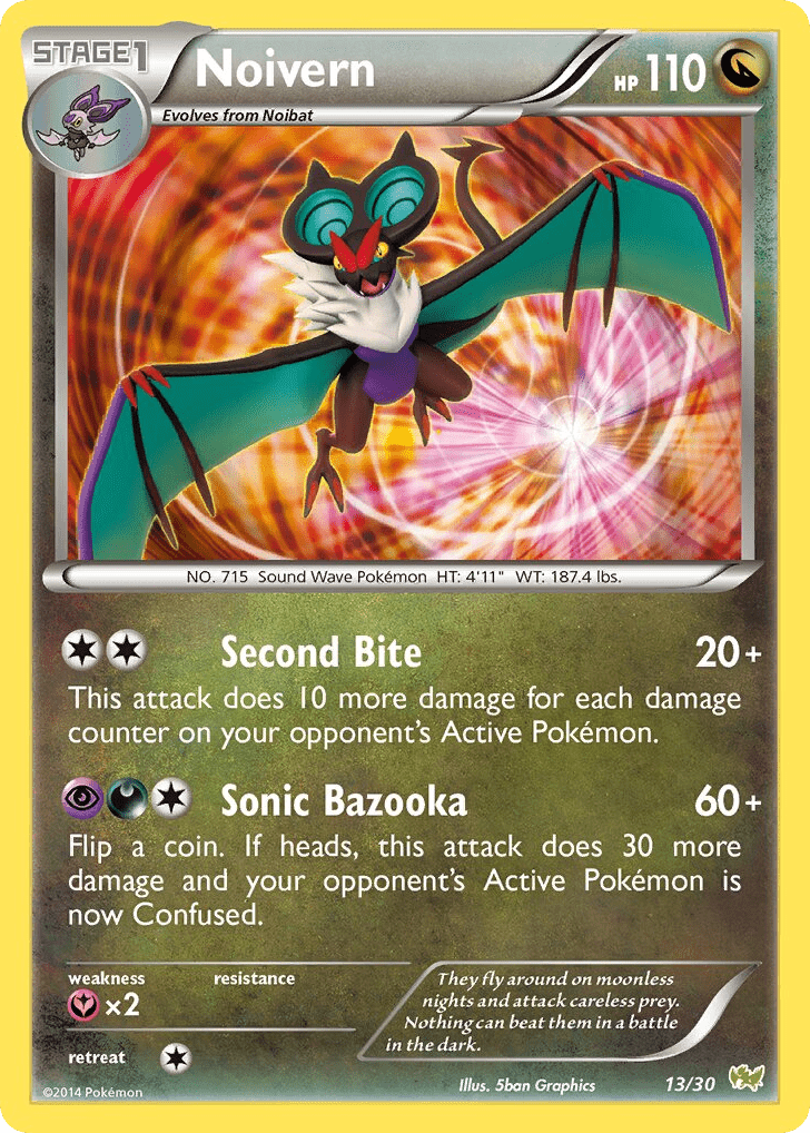 Noivern tk6b-13 Common from XY Trainer Kit Noivern Set