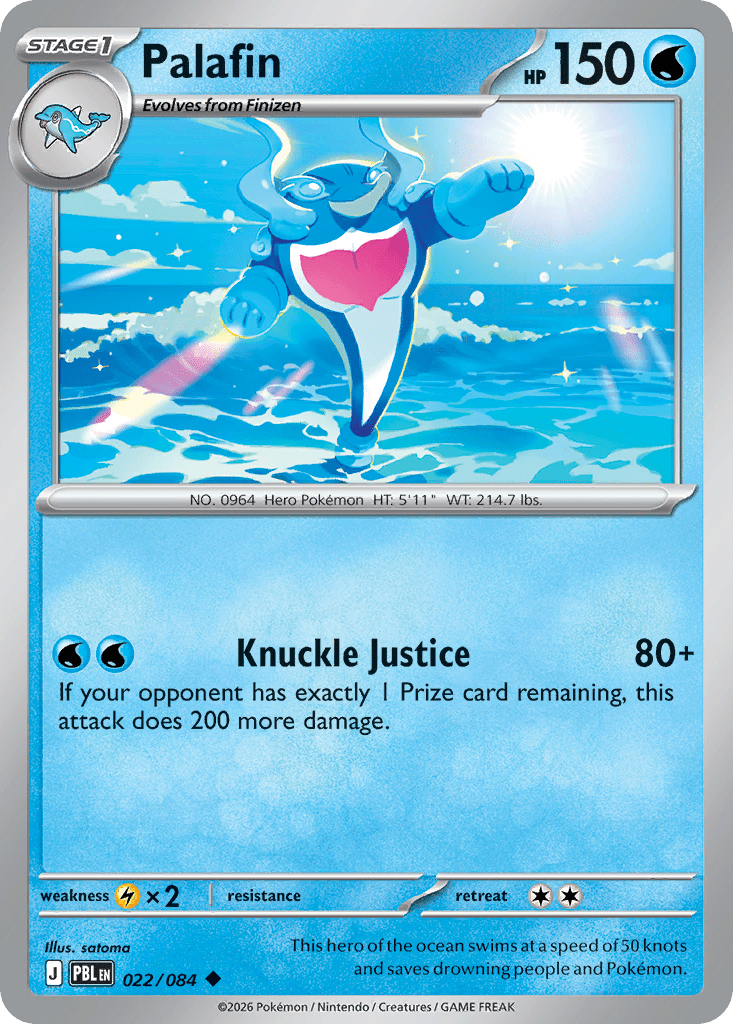 Palafin me5-22 Uncommon from Pitch Black Set