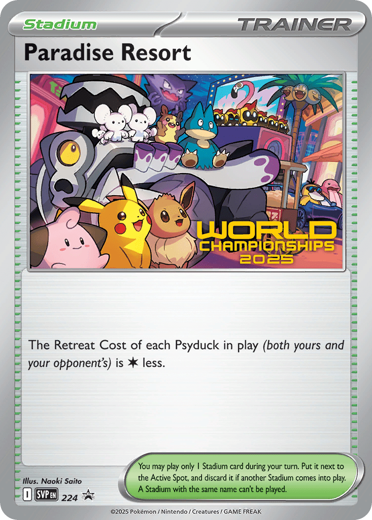 Paradise Resort svp-224 Promo from Scarlet & Violet Black Star Promos Set