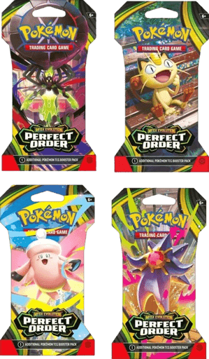 Perfect Order Sleeved Booster Pack Art Bundle (Set of 4)