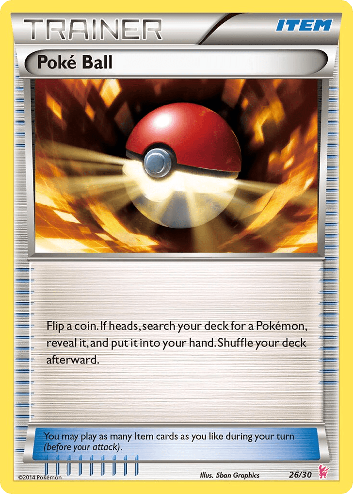 Poké Ball tk6a-26 Common from XY Trainer Kit Sylveon Set