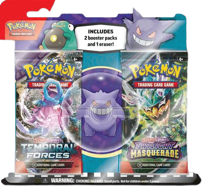 Pokémon TCG: Back to School Eraser Blister 2024 (Gengar) miscp-s242 from Miscellaneous Set