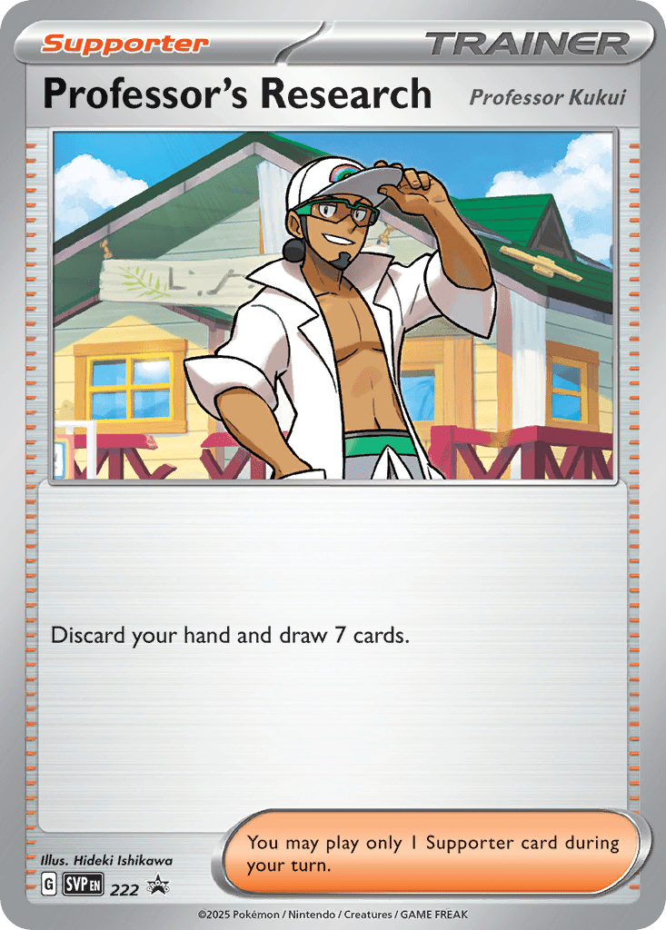 Professor’s Research svp-222 Promo from Scarlet & Violet Black Star Promos Set