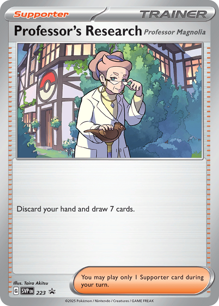 Professor’s Research svp-223 Promo from Scarlet & Violet Black Star Promos Set