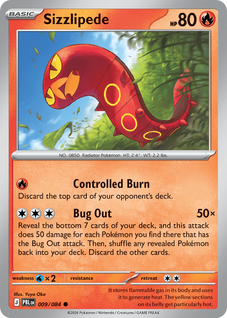 Sizzlipede me5-9 Common from Pitch Black Set