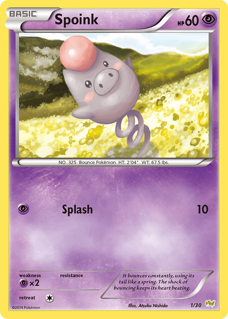 Spoink tk6b-1 Common from XY Trainer Kit Noivern Set