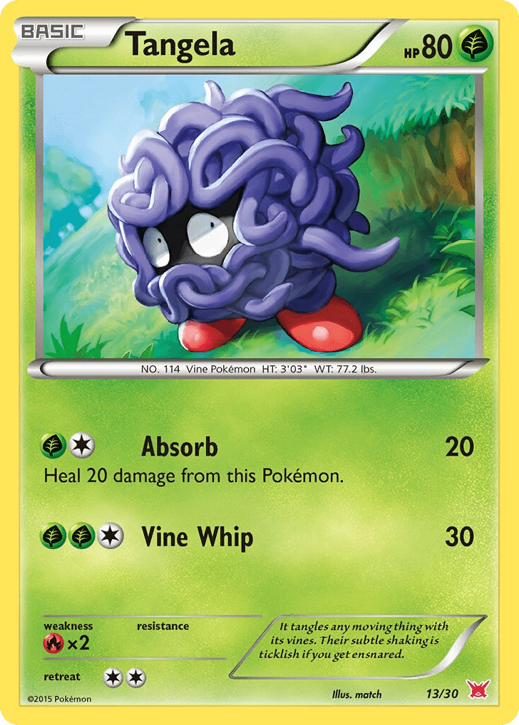 Tangela tk8b-13 Common from XY Trainer Kit Latias Set
