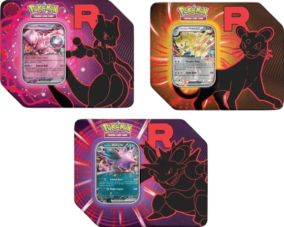 Team Rocket Tin (Set of 3) miscp-s101 from Miscellaneous Set