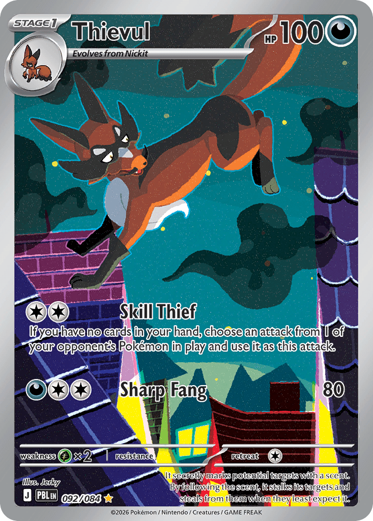 Thievul me5-92 Illustration Rare from Pitch Black Set