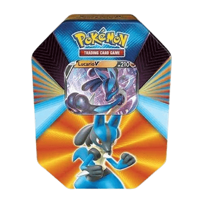V Forces Tin (Lucario V) miscp-s537 from Miscellaneous Set