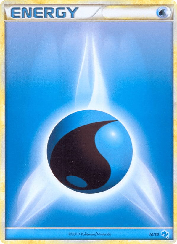 Water Energy tk4b-16 Common from HGSS Trainer Kit Gyarados Set