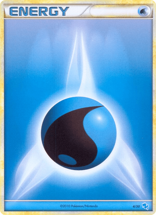 Water Energy tk4b-4 Common from HGSS Trainer Kit Gyarados Set