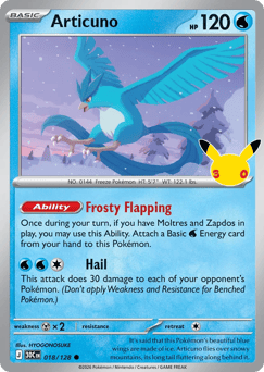 Articuno me55-18 Common from 30th Celebration Set