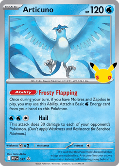 Articuno mep-97 Promo from Mega Evolution Black Star Promos Set