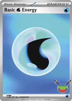 Basic Water Energy mee-11 Common from Mega Evolution Energies Set