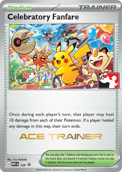 Celebratory Fanfare mep-120 Promo from Mega Evolution Black Star Promos Set