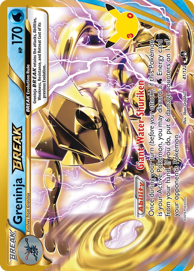 Greninja BREAK me55c-41 Rare BREAK from 30th Celebration: Classic Collection Set