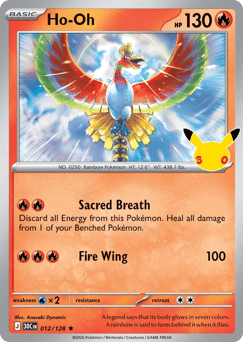 Ho-Oh me55-12 Rare from 30th Celebration Set