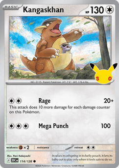 Kangaskhan me55-114 Common from 30th Celebration Set
