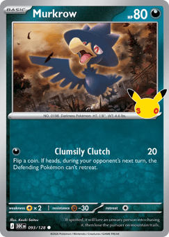 Murkrow me55-93 Common from 30th Celebration Set