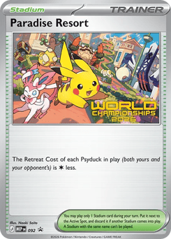 Paradise Resort mep-92 Promo from Mega Evolution Black Star Promos Set