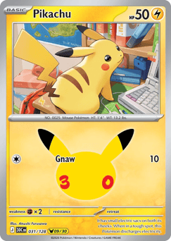 Pikachu me55-31 Pikachu Rare from 30th Celebration Set