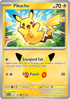 Pikachu me55-37 Pikachu Rare from 30th Celebration Set