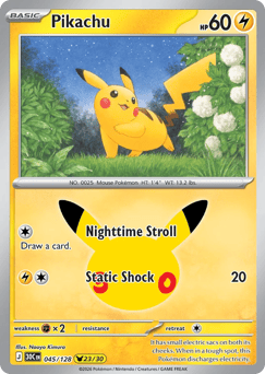 Pikachu me55-45 Pikachu Rare from 30th Celebration Set
