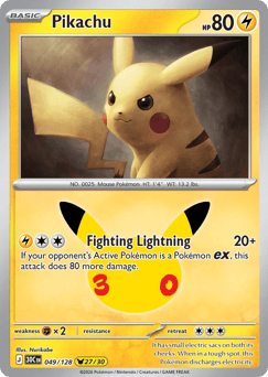 Pikachu me55-49 Pikachu Rare from 30th Celebration Set