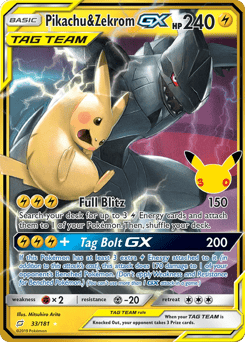 Pikachu & Zekrom-GX