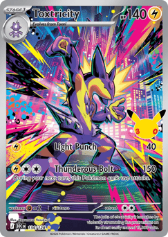 Toxtricity me55-134 Illustration Rare from 30th Celebration Set