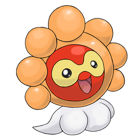Castform Sunny Official Artwork